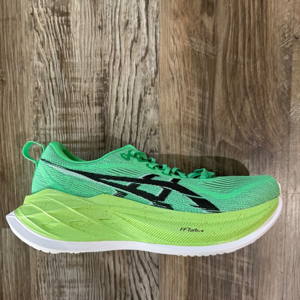 Asics Running Shoes Mens 10 Green Superblast 2 Vital Green Black 1013A185-300 - Picture 6 of 6